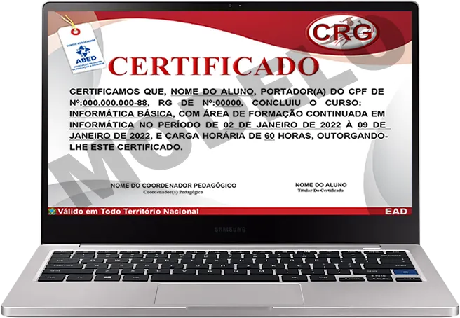 Promoção certificado por 19.90